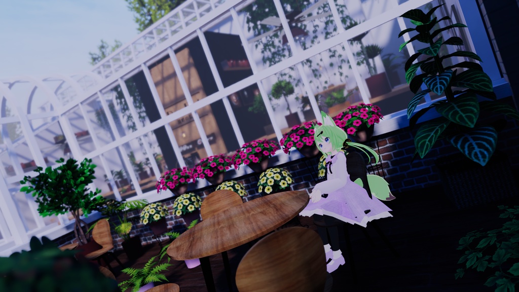 【こまどアバター専用】スプリングカットソー【Unity2019対応】