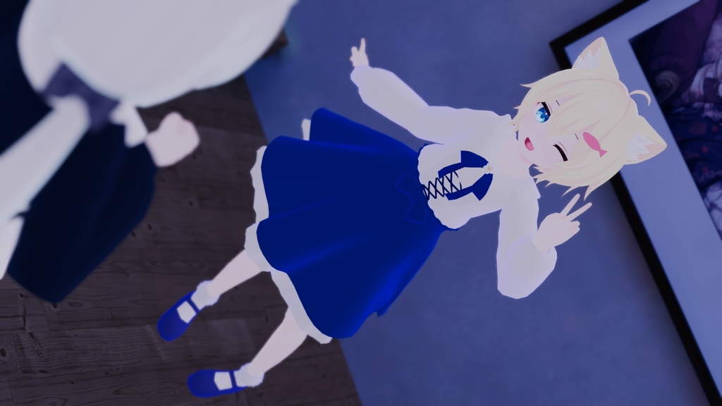 【こまどアバター専用】スプリングカットソー【Unity2019対応】