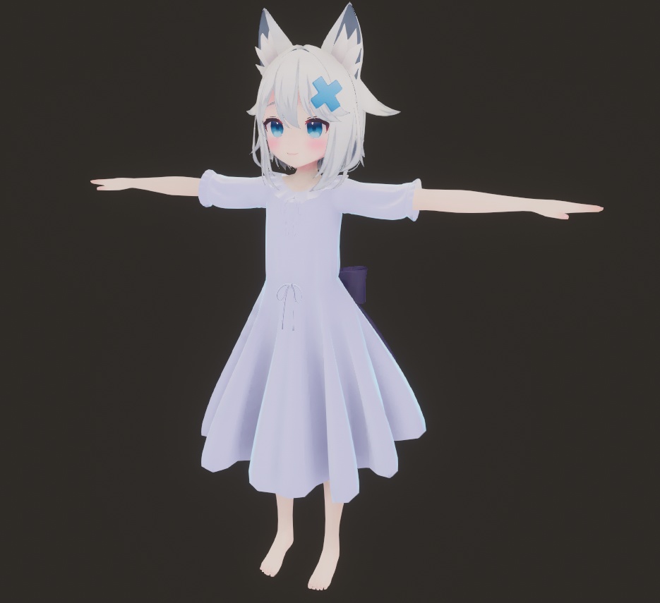 【こまどアバター専用】サマーワンピース【Unity2019対応】