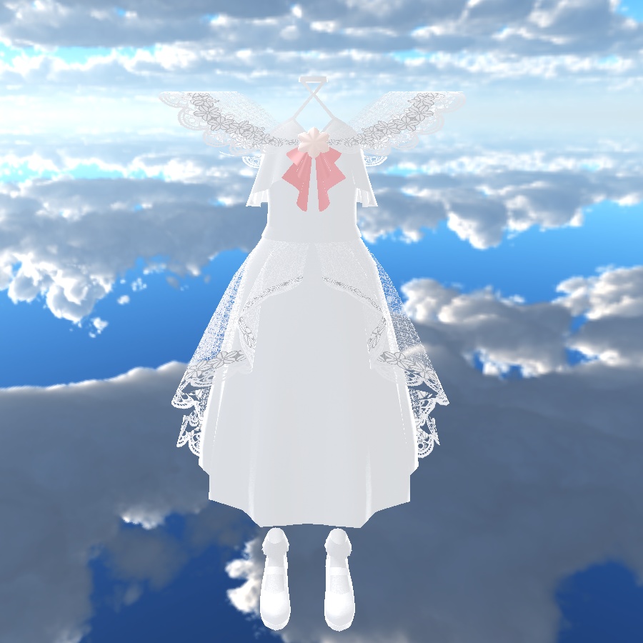 【こまどアバター専用】アニバーサリードレス【Unity2019対応】