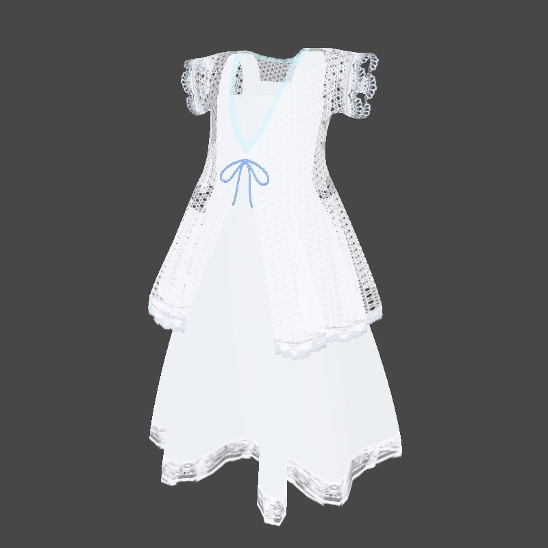 【こまどアバター専用】サマーレースカーデ【Unity2019対応】