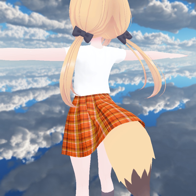 【あまなつちゃん専用】Tシャツ&スカート【Unity2019対応】