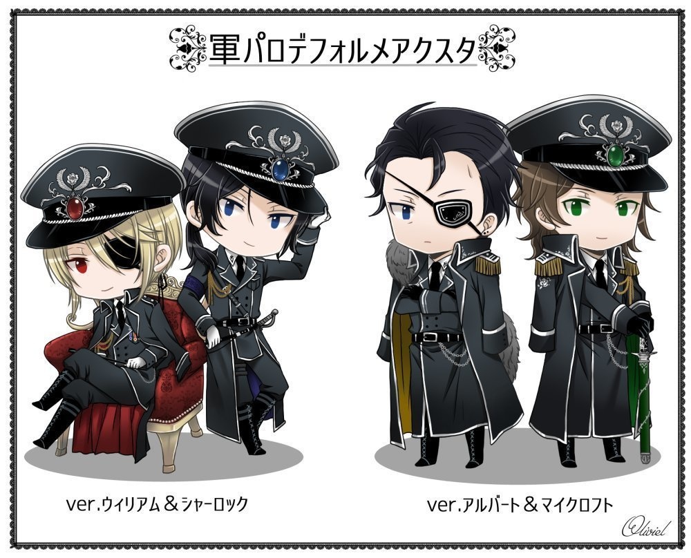 軍パロデフォルメアクリルスタンド