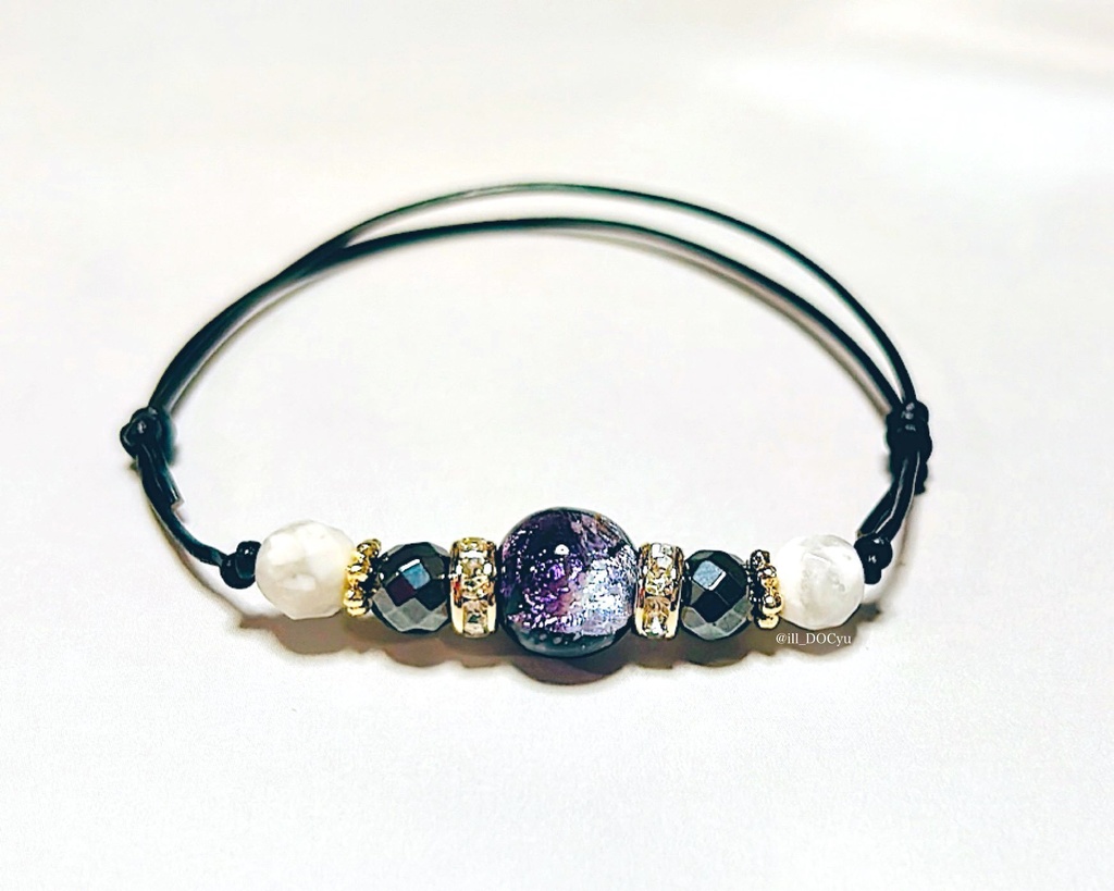 推しのお守り風ブレスレット