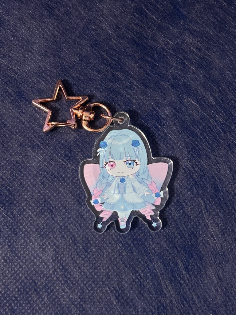 星恋睡夢ミニキャラアクリルキーホルダー