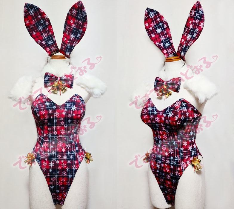 クリスマスバニー2021(タータンチェック)