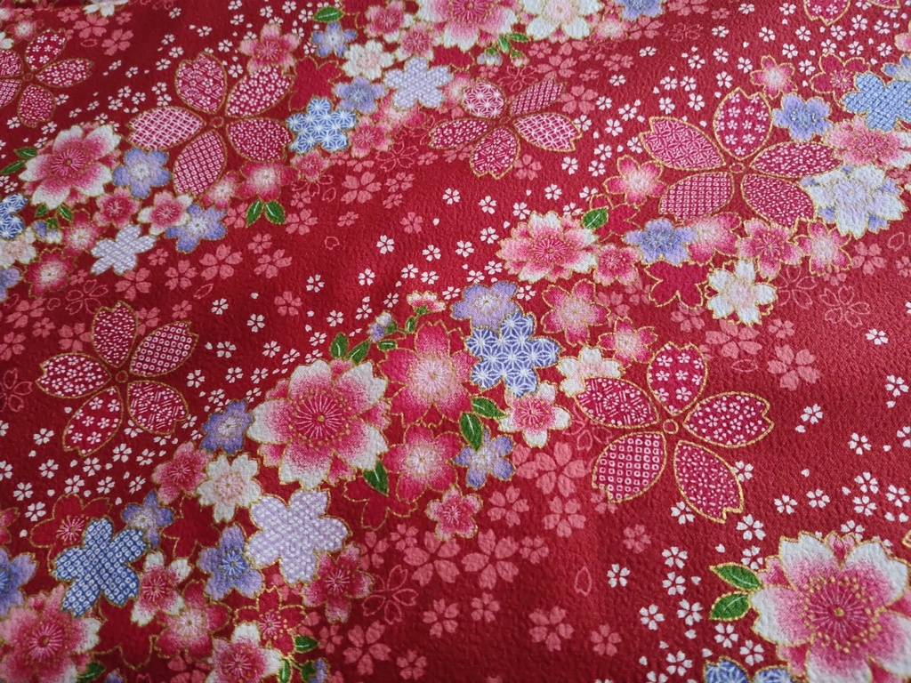 着物袖 和&チャイナバニーガール 赤