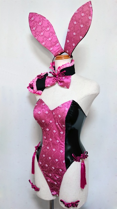 着物袖 和&チャイナバニーガール ピンク♡