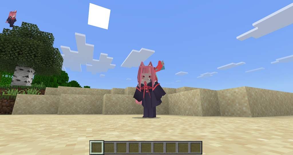 マインクラフト 統合版 minecraft マイクラ 4Dスキン 4.5Dスキン ケモミミ仕様 琴葉茜 ボイスロイド ...