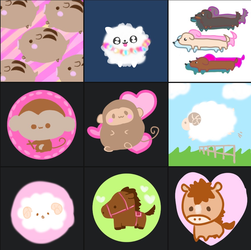 フリーアイコン動物(30種)