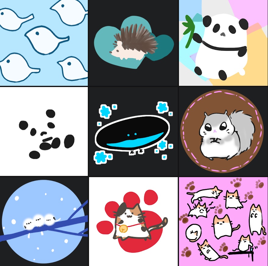 フリーアイコン動物(30種)
