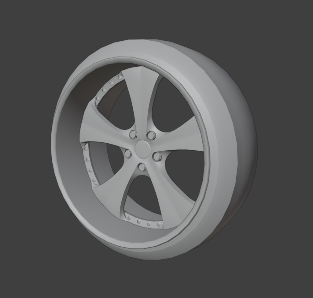 自動車モデルドレスアップ用ホイール　3dモデル