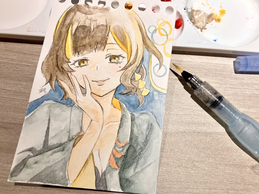 ミニスケッチブック原画　高岡やまと
