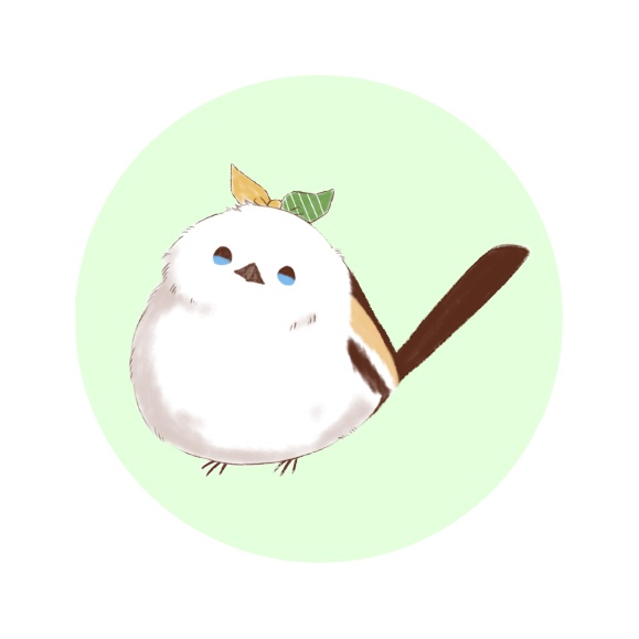 【単品】北のでんこエナガ缶バッジ