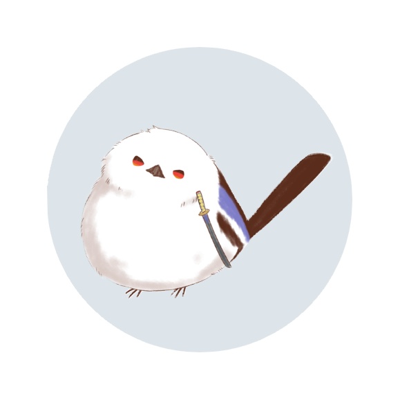 【単品】北のでんこエナガ缶バッジ