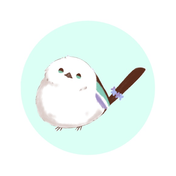 【単品】北のでんこエナガ缶バッジ