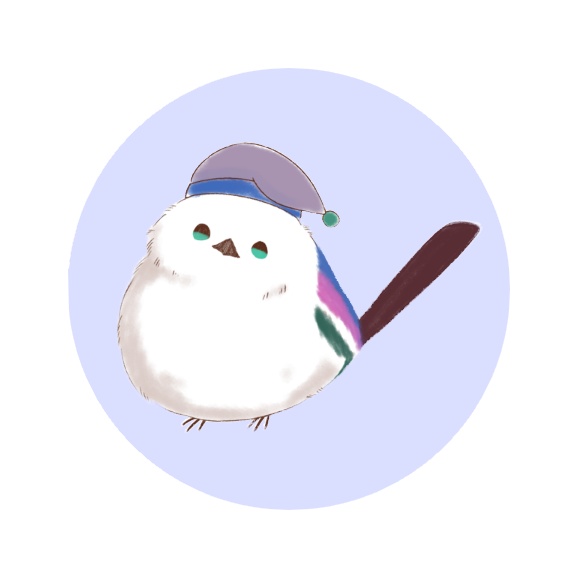 【単品】北のでんこエナガ缶バッジ