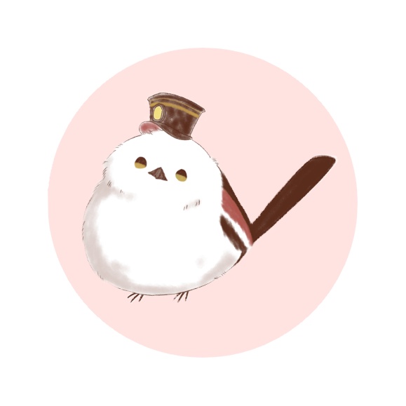 【単品】北のでんこエナガ缶バッジ