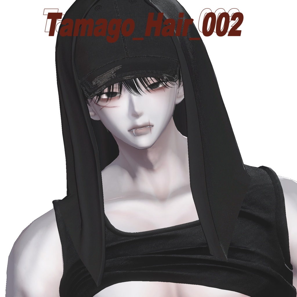 [3アバター対応です] Tamago_Hair_002