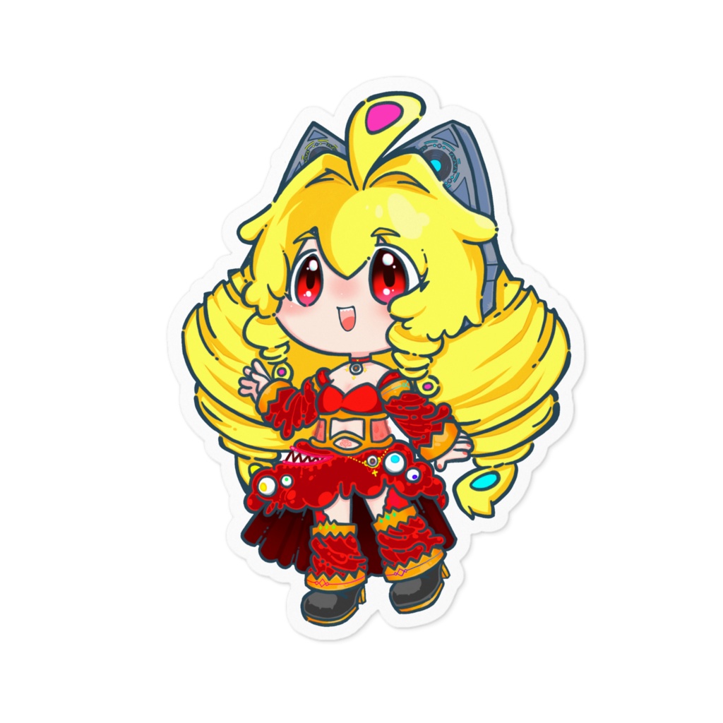 虹乃アルファ ステッカー
