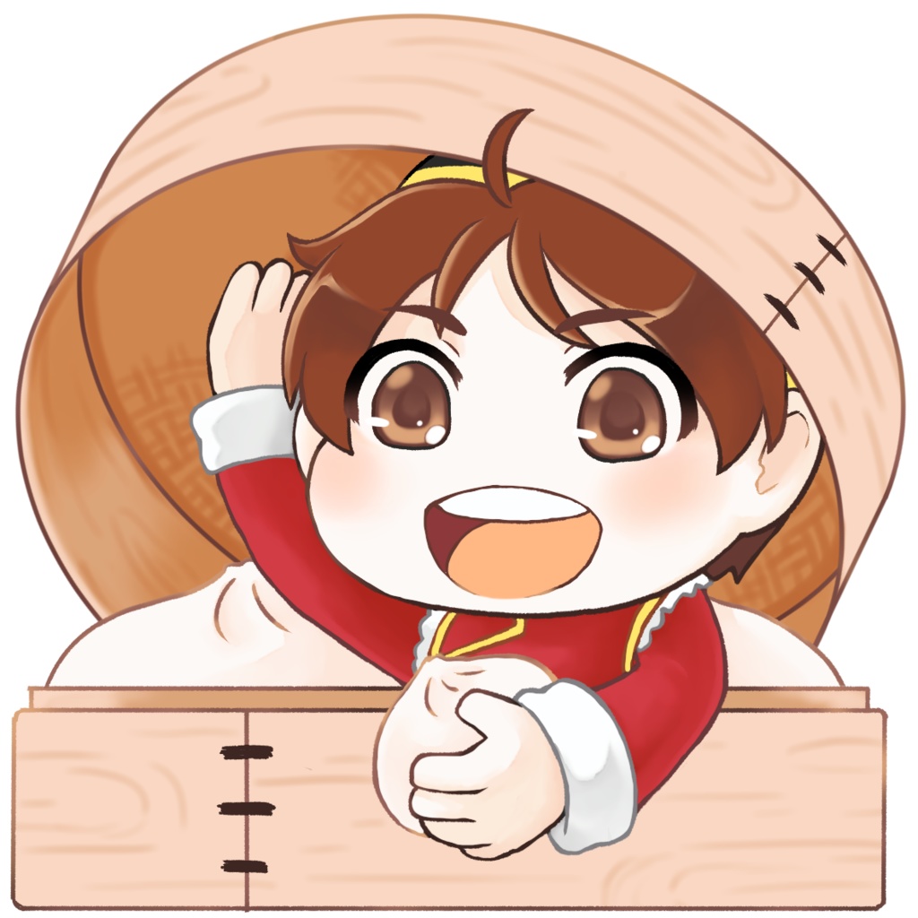 椎拳崇と肉まんアクリルスタンド