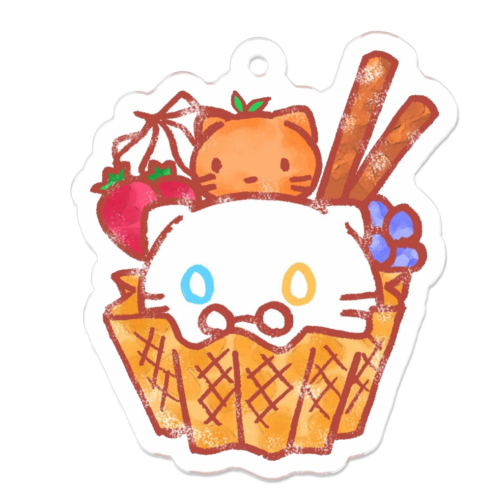 しらたま。アイスパフェ