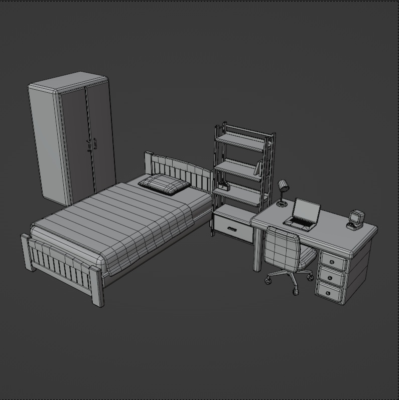 Cute Bedroom Set キュートベッドルームセット