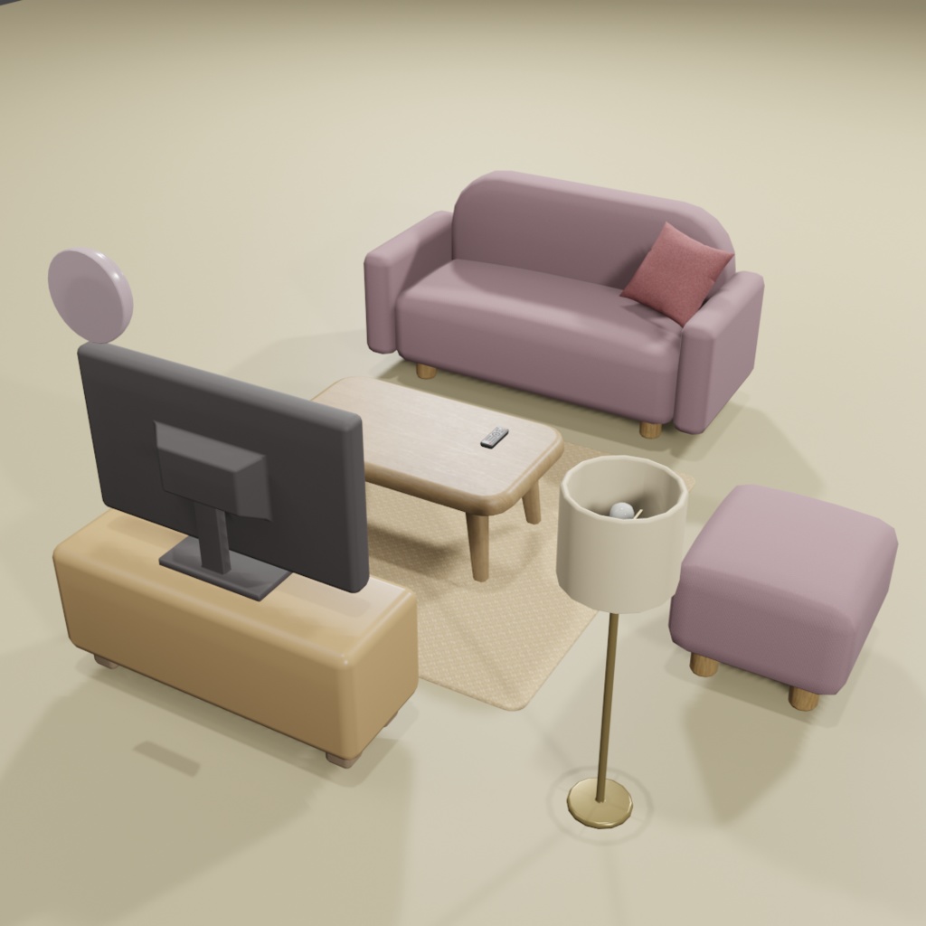 Cute Livingroom Set キュートリビングルームセット