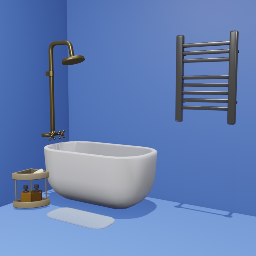 Cute Bathroom Set キュートバスルームセット