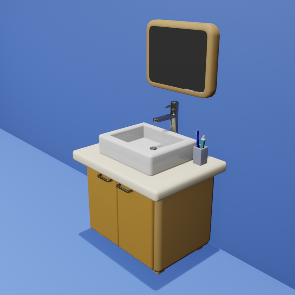 Cute Bathroom Set キュートバスルームセット