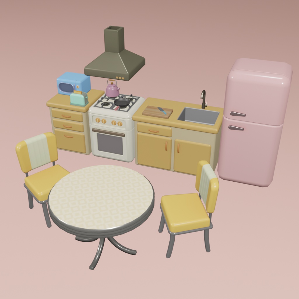 Cute Kitchen Set　キュートキッチンセット