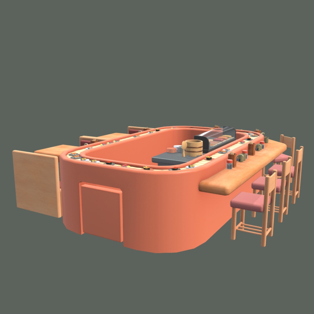 Cute Sushi Restaurant Set キュート回転寿司セット