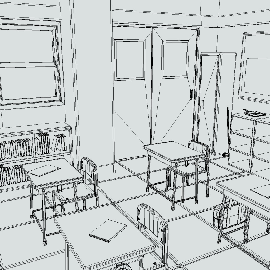 Cute Classroom Set キュート教室セット