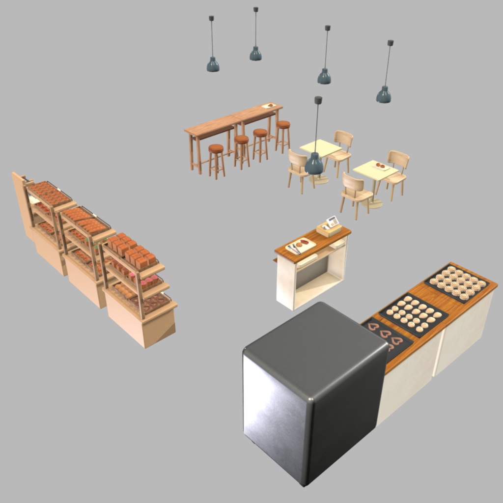 Cute Japanese Bakery Set キュートベーカリーセット