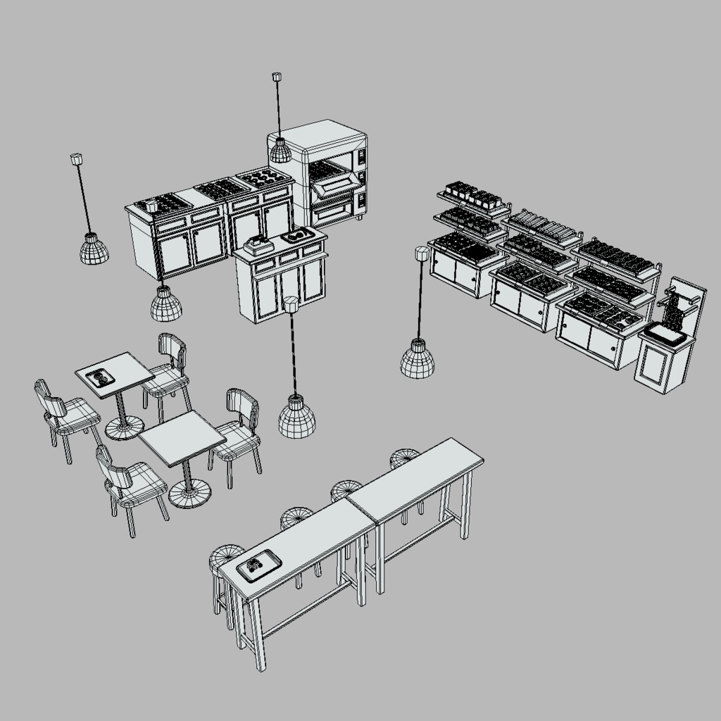 Cute Japanese Bakery Set キュートベーカリーセット