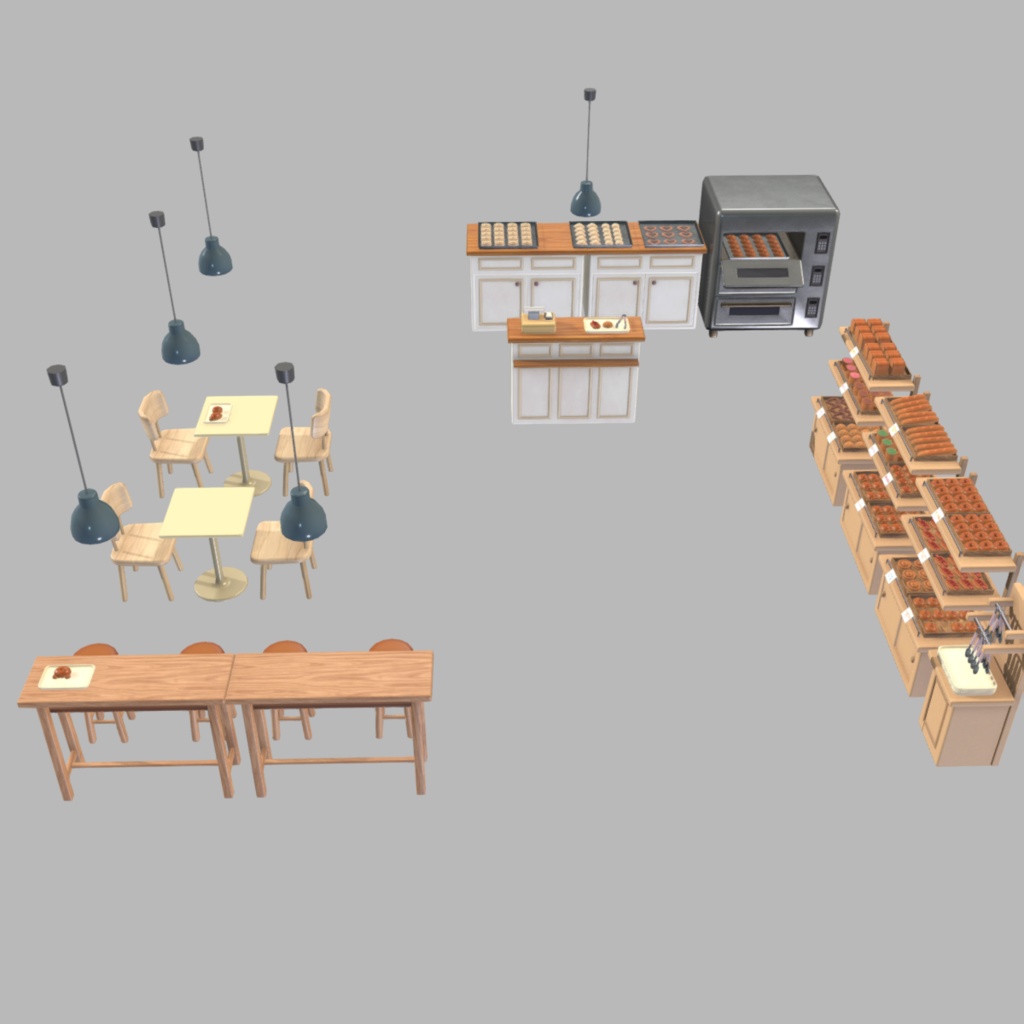 Cute Japanese Bakery Set キュートベーカリーセット