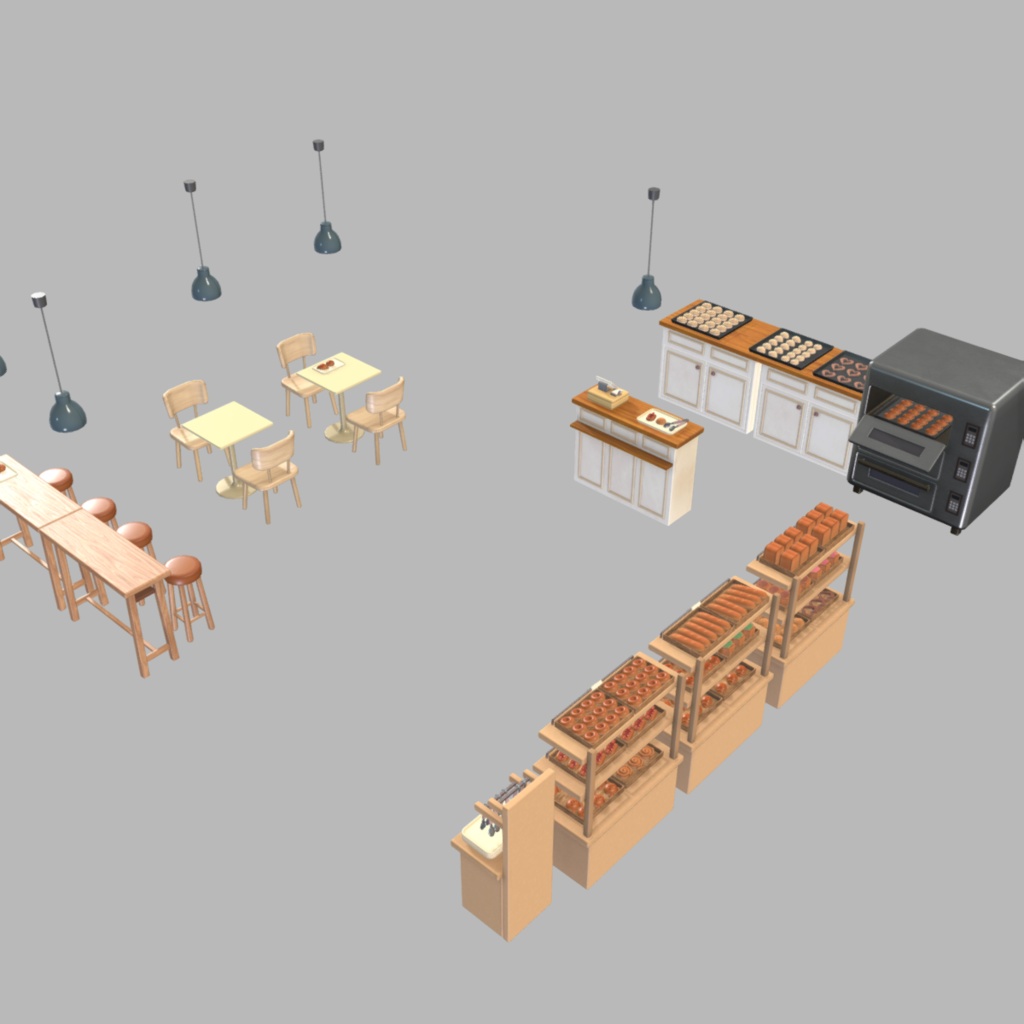 Cute Japanese Bakery Set キュートベーカリーセット