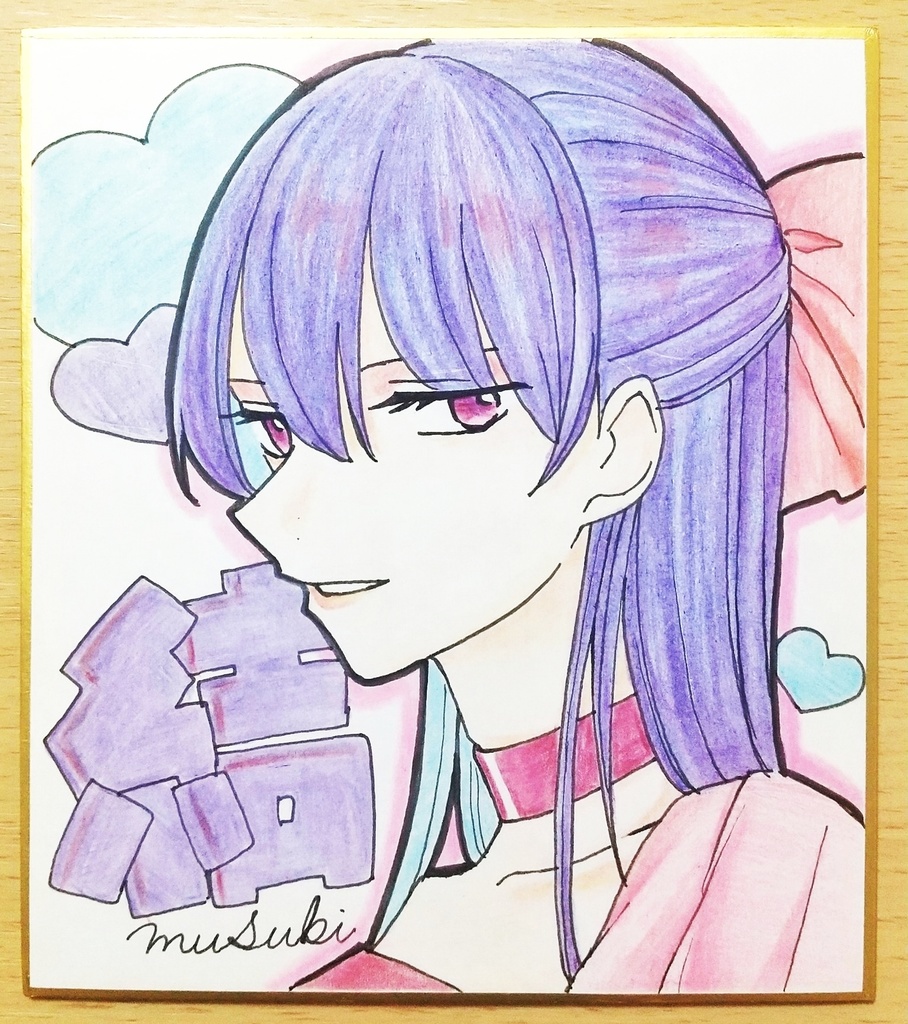 すたじおちきんFAミニ色紙