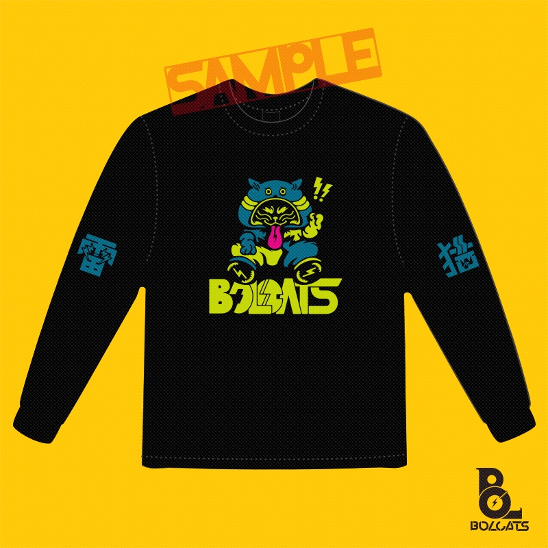 雷猫獣Ⓑ_ロングTシャツ