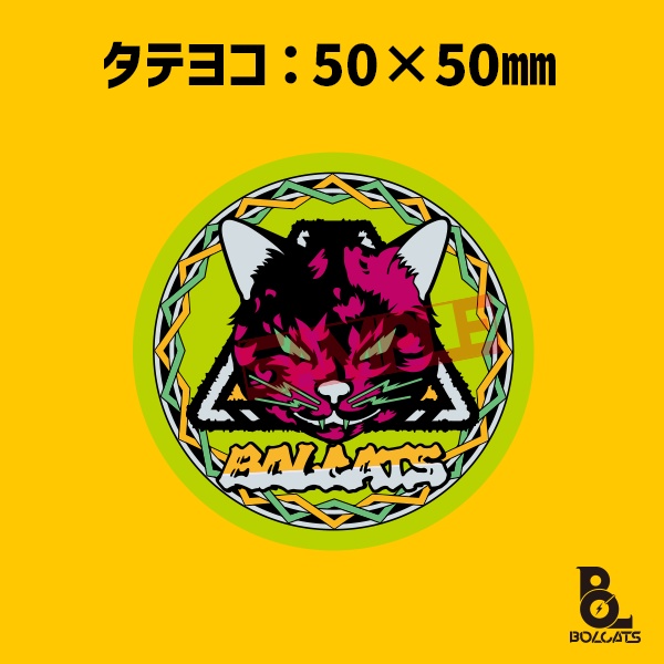 フルカラーステッカー_RED-SAVI FACE