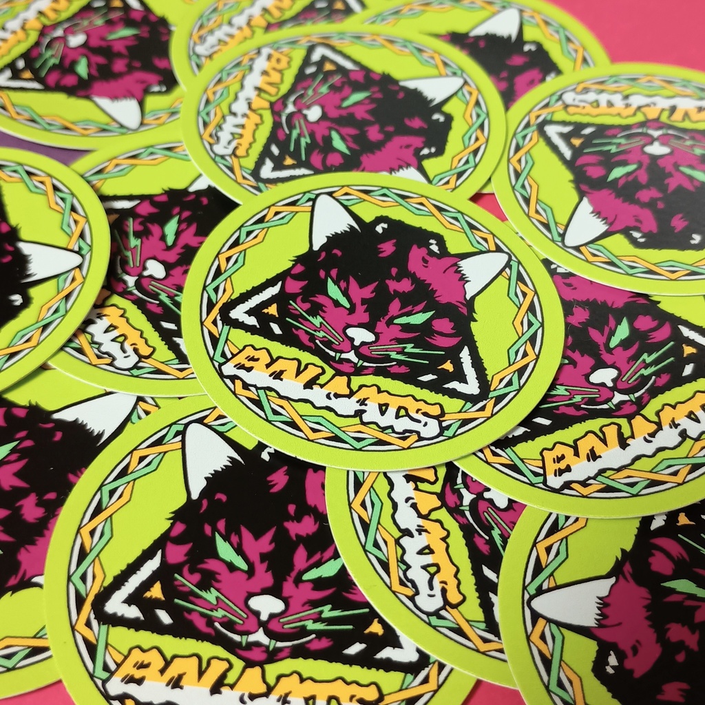 フルカラーステッカー_RED-SAVI FACE