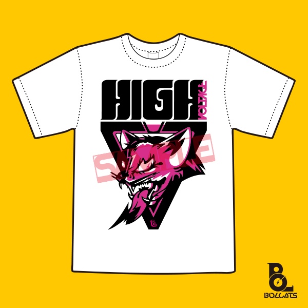 HIGH-VOLTAGE Tシャツ_シルクスクリーン2色刷