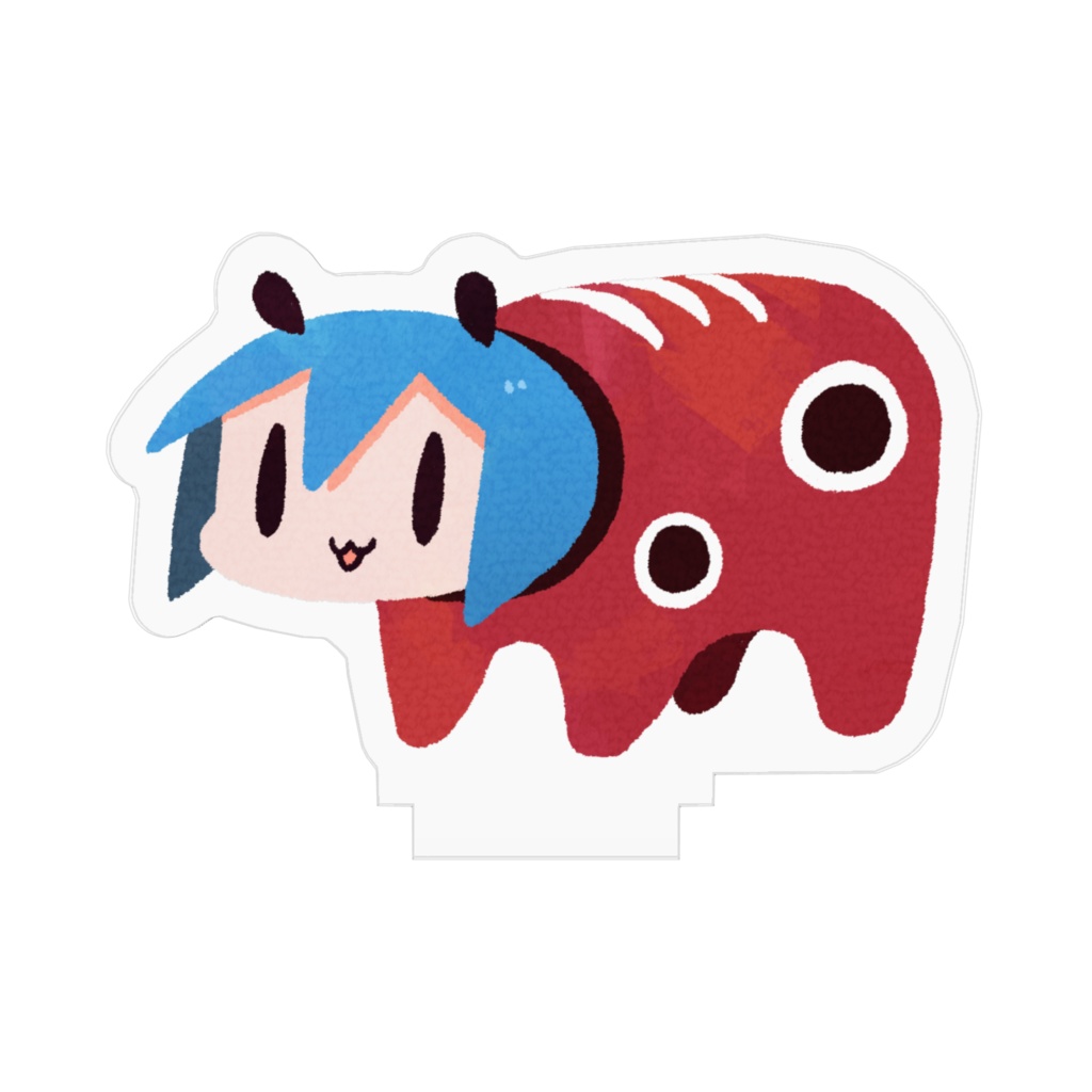 赤べこアクリルフィギュア