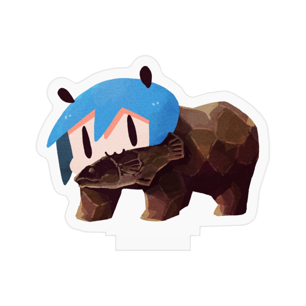 木彫りくまアクリルフィギュア