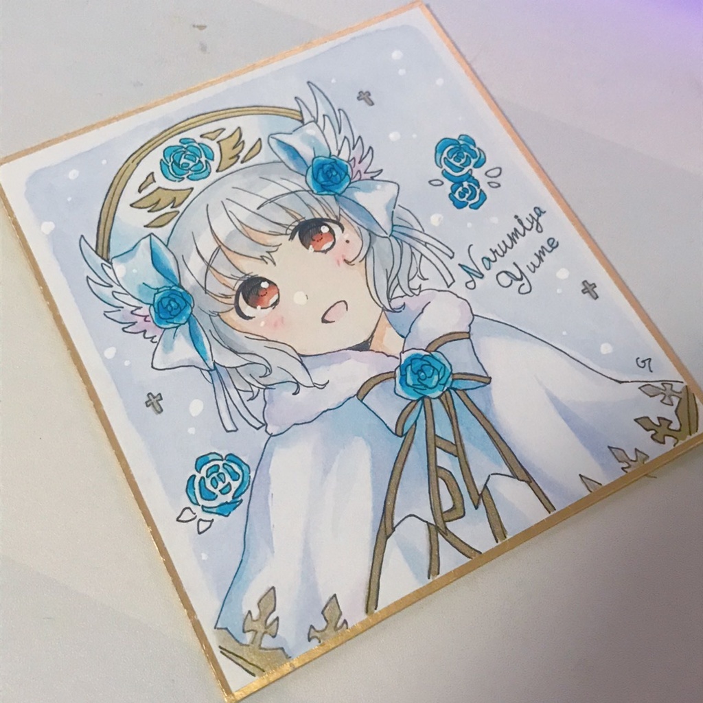 『リトルプリーステス　成宮由愛』小色紙原画