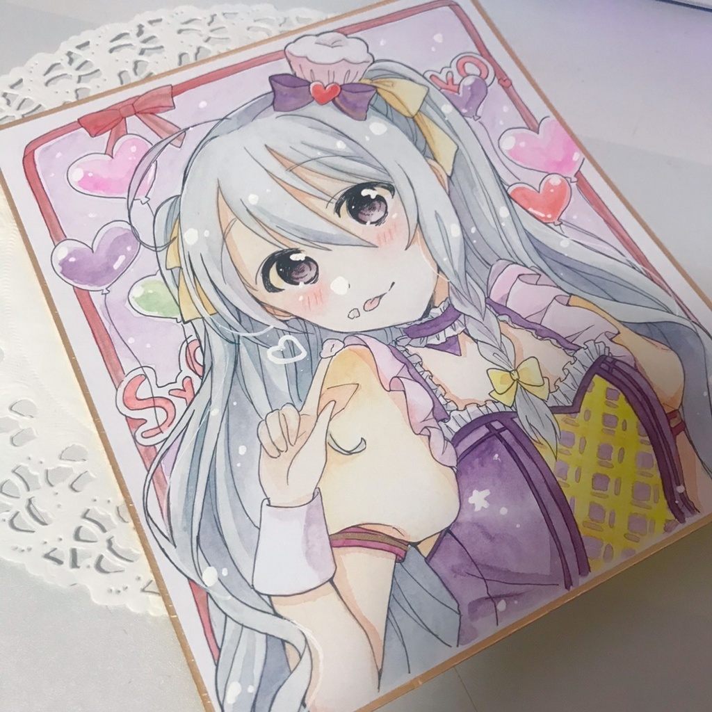 『タカラモノフレーバー　星輝子』中色紙原画