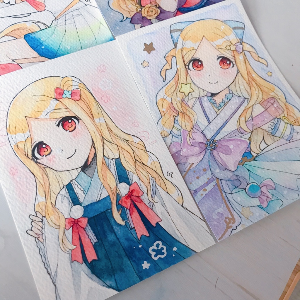 「色んな聖ちゃん」ポスカサイズ原画