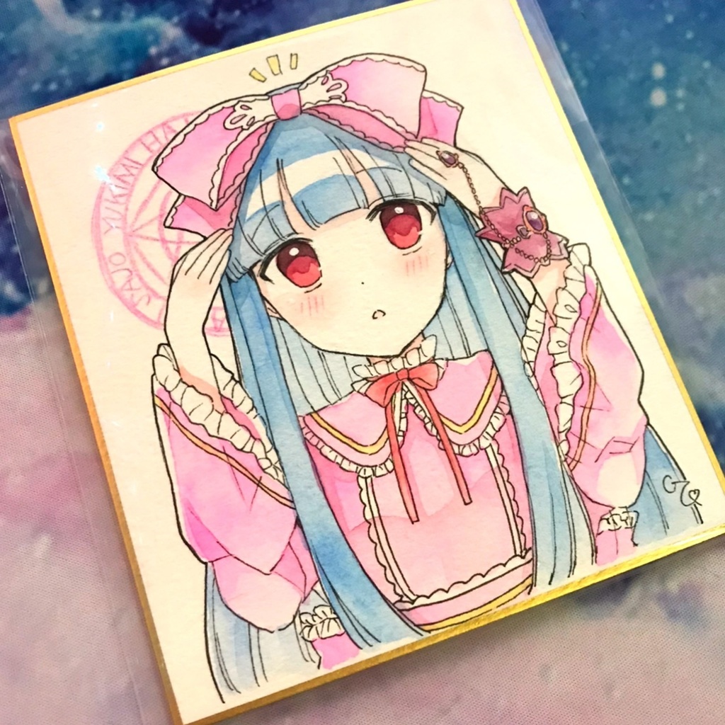 衣装交換♡小色紙原画(望月聖・白坂小梅・佐城雪美・古賀小春)