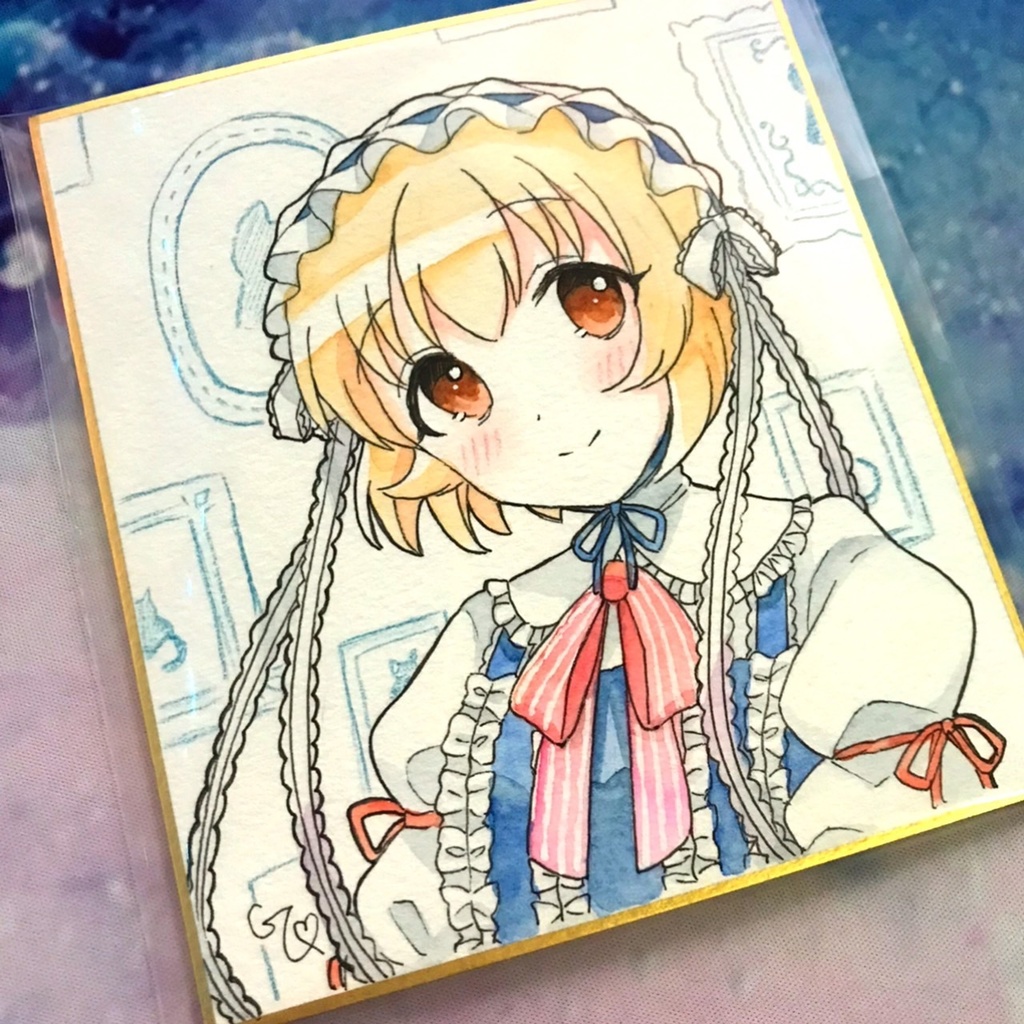 衣装交換♡小色紙原画(望月聖・白坂小梅・佐城雪美・古賀小春)