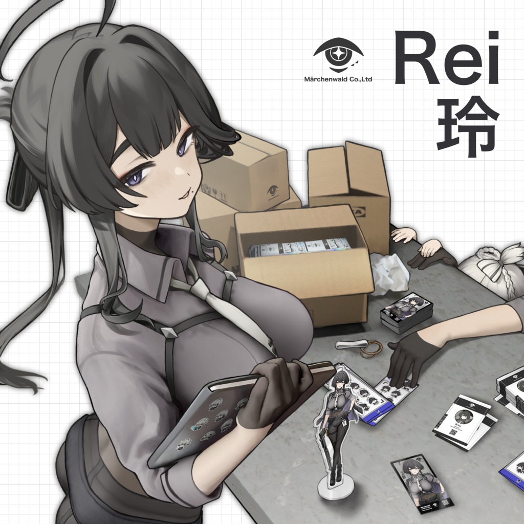 「玲」公式オリジナルグッズセット 「Rei」Original Goods Set